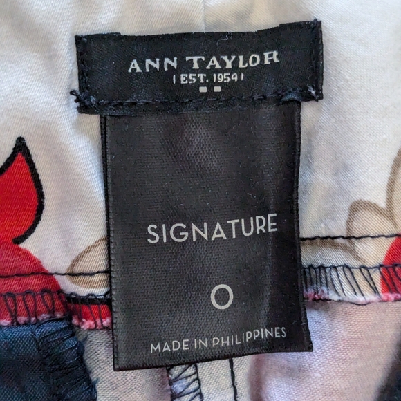 FINAL DAYS $5 Ann Taylor Multi Color Capris Size 0 CLOSET CLOSING - Picture 9 of 9